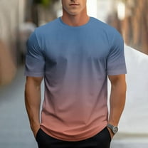 Vetsdori Mens Fashion Shirts Short Sleeve Workout Pullover Navy Big and Tall Cew Neck Stylish T-Shirts for Men Athletic