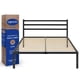 thumbnail image 1 of Magma Life Base de Cama Queen Size con Cabecera de Metal Resistente, Plataforma con Espacio de Almacenamiento, Fácil Armado, Soporte Antideslizante para Colchón, Diseño Moderno y Duradero, Estabilidad, 1 of 5