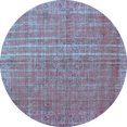 thumbnail image 1 of Ahgly Company Indoor Round Persian Light Blue Bohemian Area Rugs, 4' Round, 1 of 4