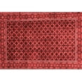 thumbnail image 1 of Ahgly Company Machine Washable Indoor Rectangle Southwestern Red Country Area Rugs, 7' x 10', 1 of 4