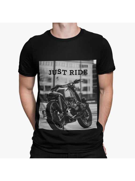 Mens Motorcycle Graphic Short Sleeve Tee Shirt