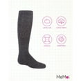 thumbnail image 6 of MeMoi Jazzy Jeweled Cotton Blend Knee Socks - Girls - Female, 8, Charcoal, 6 of 7