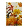 thumbnail image 2 of Oioii Happy Thanksgiving Fall Garden Flags Pumpkins Yard Flags,Small Thanksgiving Day Garden Decor for Autumn Outside Porch Lawn Holiday, 2 of 6
