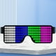 thumbnail image 1 of Gafas de neón luminosas con carga USB que brillan en la oscuridad para bailar, fiesta, festival de música, 1 of 9
