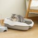thumbnail image 5 of Caja de Semicerrada, Inodoro para Gatos A Prueba de Salpicaduras, Artículos de Limpieza para Gatitos Grandes, Cuenco Grande para Excrementos de , Pet Bupplies, 5 of 5