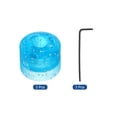 thumbnail image 3 of Uxcell Dome Knobs Guitar Knob 6mm Flake Glitter Blue Plastic Volume Tone Control with Inner Hexagon Spanner 3 Pack, 3 of 6