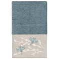 thumbnail image 2 of Linum Home Textiles Texture/Embroidery Turkish Cotton Hand Towel, 16" x 30", Blue, 2 of 3