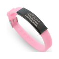 thumbnail image 3 of Adjustable Islamic Allah Prayer Silicone Bracelet Arabic Islam God Quran Quotes Bangle Inspirational Muslim Amulet Jewelry Religious Gifts for Teens Men Women, Pink, Master of the Day of Judgment, 3 of 5