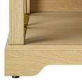 thumbnail image 6 of DEXTRUS End Table with Power Outlets & Drawer, Farmhouse Side Table Nightstand, Natural, 6 of 8
