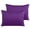 Purple, variant on Ntbay 2 Pack Egyptian Cotton Toddler Pillowcases, Soft and Breathable Travel Pillow Covers with Envelope Closure, 13" x 18", Light Purple