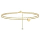 thumbnail image 1 of Xihbxyly Pulseras de Playa con Inicial de Corazón para Mujer (2022), Delicadas Tobilleras En Capas Bañadas En Oro de 14 Quilates, con Inicial de Letra y Corazón, Joyería de Playa., 1 of 2