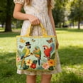 thumbnail image 5 of BotaniNest Quilted Tote Lightweight Travel Purse Shoulder Tote For Shopping Grocery & Beach Horizontal Version Vertical Version (4 Styles), 5 of 5