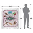 thumbnail image 5 of Harry Potter Honeydukes Hogsmeade Label Officially Licensed Silky Touch Super Soft Throw Blanket 50' x 60', 5 of 5
