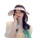 thumbnail image 5 of Sombrero de sol de ala grande de verano para mujer, protección UV para cubrir la cara, sombrero de ciclismo transpirable, gorra de béisbol superior vacía, accesorio de moda, 5 of 5