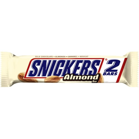 UPC 040000006275 product image for SNICKERS Almond Chocolate Candy Bar, Sharing Size, 3.23 Ounce Bar | upcitemdb.com