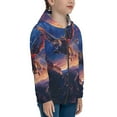 thumbnail image 5 of Picia Starry Sky Flying Tiger for Boys Fashion Full-zip Hoodies & Sweatshirts with Kangaroo Pocket,Zip-up Hooded Sweatshirt for Kid, Moisture Wicking & Breathable-Medium, 5 of 6