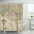 thumbnail image 1 of ABPHQTO California New Map of The Arizona Based War Department Cortina de ducha 150x180 cm, 1 of 1