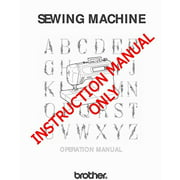 Angle View: Brother PC-6500 Sewing Machine Owners Instruction Manual