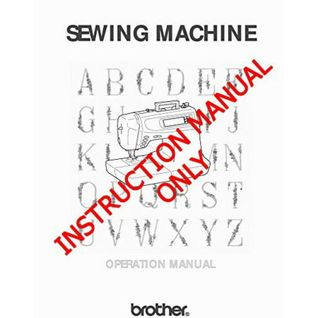 Brother PC-6500 Sewing Machine Owners Instruction Manual