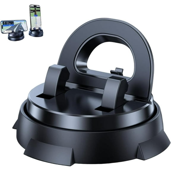 Peeynner Phone Holder, Intelligent Suction Cup Multifunction Console with Navigation Phone Holder, Maintain Stability Even in Sudden Stops and Bumpy Roads