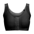 thumbnail image 3 of QELUSQELUS Women Plus Support Underwear Front Close Push-Up Wireless Solid Sports Yoga Bra, 3 of 4