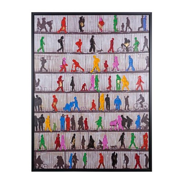 Yosemite Home Decor 3230001 Modes de Vie Peints à la Main sur Toile Enveloppée&44; Multicolore