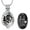 Black, variant on Hollow Butterfly Urn Necklace for Ashes Teardrop Cremation Jar Jewelry Ashes Pendant for Women Men Memorial Keepsake Jewelry for Human shes of Loved Ones