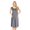 Gray Silk, variant on Womens Nightgowns Sleepwear Soft Pajama Dress Short Sleeve Nightshirts