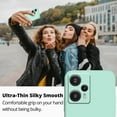thumbnail image 2 of Compatible with Poco F5 Case for Women Men, Ultra Slim Xiaomi Poco F5 Phone Case Silicone Liquid Soft Shockproof Anti-Scratch Protective Cases (Light Cyan), 2 of 14
