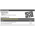 thumbnail image 3 of Engine Cooling Radiator Fan Assembly - Compatible with 2008-2011, 2013-2014 Mercedes-Benz C300 V6, 3 of 4