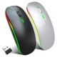 thumbnail image 5 of Accesorio de computadora Ratón inalámbrico ultrafino M40 Ratón silencioso inalámbrico recargable 2.4G Diseño ergonómico 3 DPI ajustable negro Meterk  Accesorio de computadora, 5 of 6
