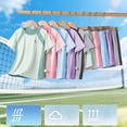 thumbnail image 6 of Rhythmode Girls Boys Two Piece Quick Dry Athletic Set Short Sleeve Crew Neck Shirt Shorts Kids Workout Activewear Outfit, 6 of 9