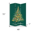 thumbnail image 2 of Festive Merry Christmas Three Panel Room Divider Screen, 2 of 5
