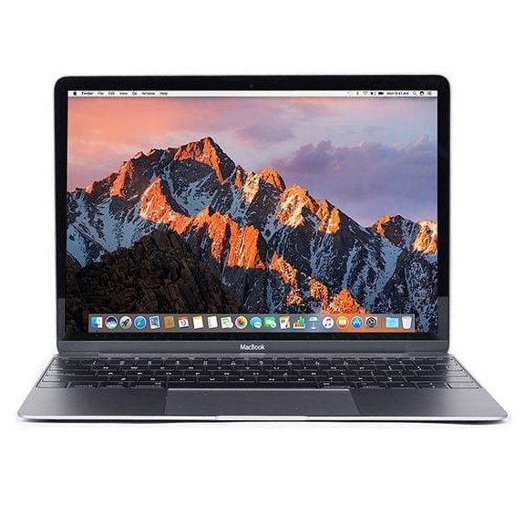 Restored Apple MacBook Retina Core M3-7Y32 Dual-Core 1.2GHz 8GB 256GB SSD 12" Notebook macOS (Space Gray) (Mid 2017) MNYF2LL/A (Refurbished)