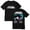Black, variant on Lil Tecca Dopamine The Experience Tour Cotton T-shirt Unisex Short Sleeve Crewneck Casual Streetwear Tee