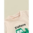 thumbnail image 6 of vera natura Baby Boys Shorts Set, Short Sleeve Cartoon Bear Print T-shirt with Elastic Waist Shorts Summer Outfit, 6 of 8