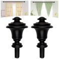 thumbnail image 4 of VONKY 2 Pcs Embouts de Tringle à Rideaux 3/4 Pouce Remplacement pour Chambre Salon Noir, 4 of 9