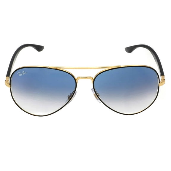 Ray Ban Light Blue Gradient Aviator Unisex Sunglasses RB3675 90003F 58