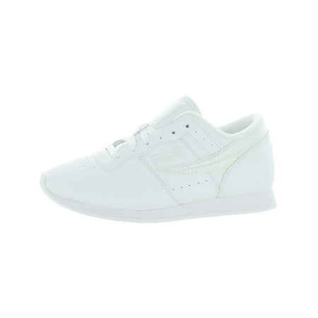 Fila Womens Machu Faux Leather Fitness Casual Sneakers White 9 Medium (B,M)