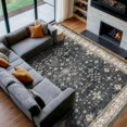 thumbnail image 1 of Alfombra boho Hazo Haus 203 x 305 cm lavable antideslizante, 1 of 8