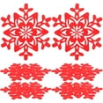 thumbnail image 4 of EeaseCA 1 Set 16 Pcs Christmas Coasters Round Felt Nonslip Heat Insulation Cup Mats, 4 of 7