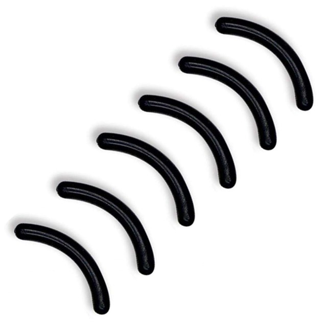Anzline 24 almohadillas de repuesto para rizador de pestañas de goma de silicona, almohadillas de repuesto para rizador de pestañas universal (negro)