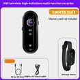 thumbnail image 4 of Body Camera, Thumb Action Camera, 1080p HD Video And Audio Recording Motorcycle Cameras For Sports (Cycling Kit) Action, 4 of 7