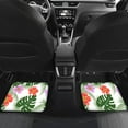 thumbnail image 3 of Uourmeti Cartoon Tropical Flowers & Plants Print Car Mats Set of 4, Floor Mats Universal All Weather Fit Vehicles Accessories, 3 of 6