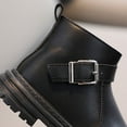 thumbnail image 4 of Toddler Baby Boys Girls Casual Side Zipper Design Non-Slip Short Boots, 4 of 8