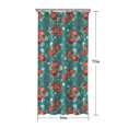 thumbnail image 5 of Pioneer Flower Floral Print Pattern Shower Curtain 36"x72" ,Bathroom Decorative Shower Curtains Set with 12 Hooks,Modern Waterproof Washable Shower Curtain, 5 of 6
