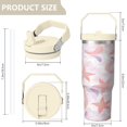 thumbnail image 4 of 30 Oz Tumbler Oil Painting Tumbler with Lid and Straw, Birthday Gift Cup for Friend Women Men Coffee Travel Mug Thanksgiving Day Halloween Christmas Gift Water Bottle, 4 of 7