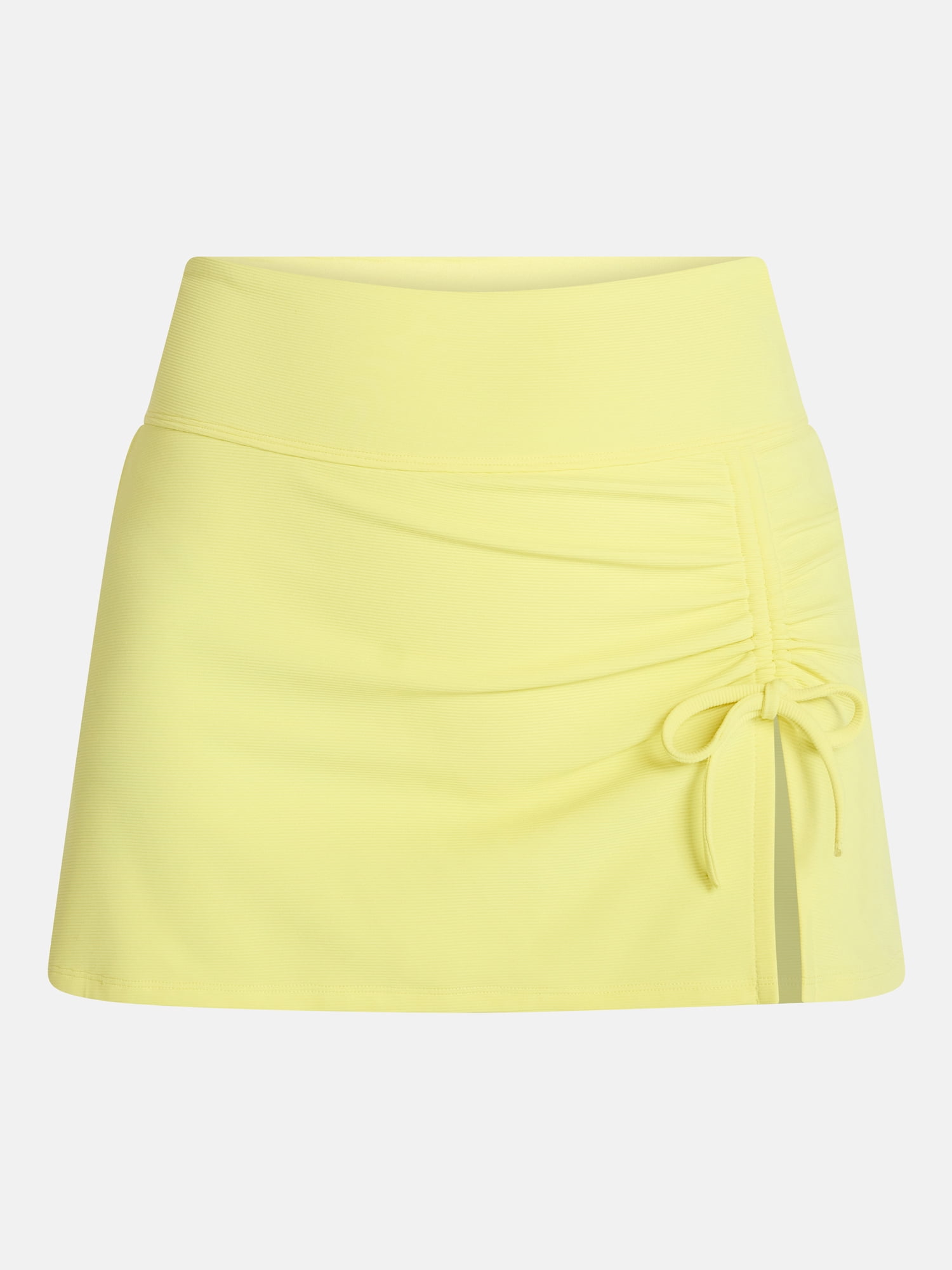 Time and Tru Women's and Women's Plus Ribbed Swim Skirt, Sizes XS-3X