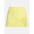 thumbnail image 5 of Time and Tru Women's and Women's Plus Ribbed Swim Skirt, Sizes XS-3X, 5 of 5