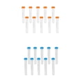 thumbnail image 1 of de Tubos de Ensayo con Suministro de Laboratorio Tubos de Prueba con Tapones de Rosca (20pcs) kusrkot Contenedores de tubos de centrífuga, 1 of 8